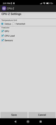 CPU-Z android App screenshot 7